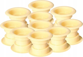 Těsnění pro dveře větrací trubka - 10 ks - Barva borovice