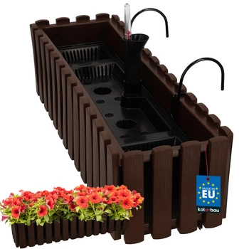 Květináč balkónový hnědý 600 MM