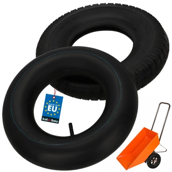 Pneumatika s vnitřní duší pro trakaře vozíky kostka se 8 plášti 41 cm