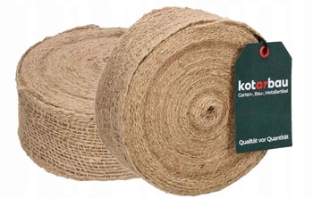 Jutová stuha 6cm role 20m sada 2 ks.