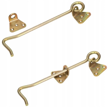 Šroubovací hákový uzávěr dveří 200 mm - 2 ks.