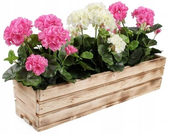 Dřevěný balkónový truhlík na květiny a bylinky 60 cm kotarbau