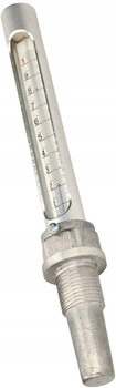 1/2" rovný tyčový teploměr pro kotlové vařiče
