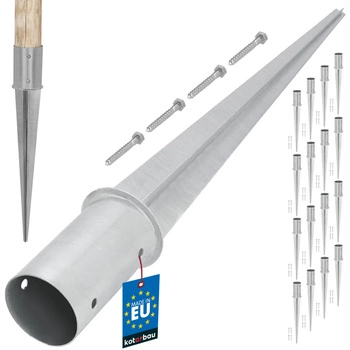 Základna stožáru kotva s kladivem fi 80 - 16 ks.