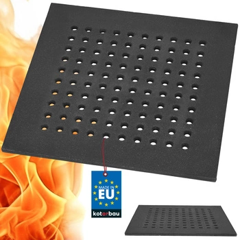 Rošt litinový krbový do pece 40x40 cm