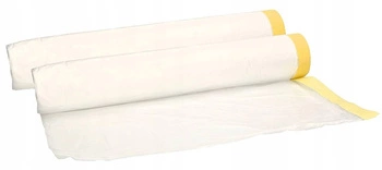 Malířská fólie 360x20 ochranná plachta s páskou - 2 ks.