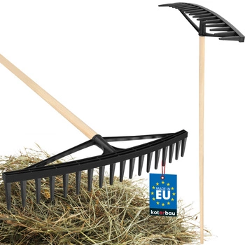 Hrábě na seno 610 mm s dřevěnou násadou