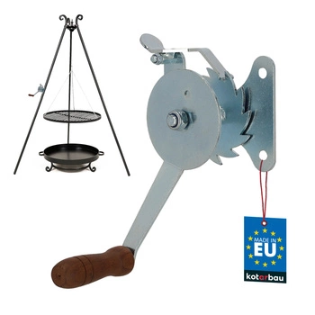 Naviják klička kliková rukojeť k nastavení roštu grilu