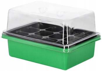 Přenosný 12komorový domácí mini skleník kotarbau zelená