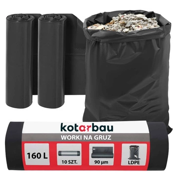 Fóliové pytle na suť 160 l sada 2 ks.