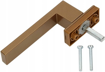 Okenní klika zlatá hliníková okenní klika