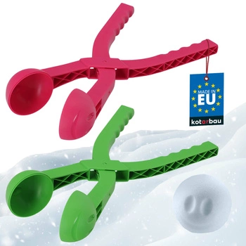 Automat na sněhové koule  2 ks - Barva zelená