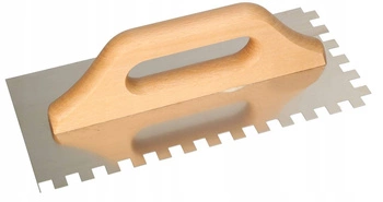 Hladítko 12x12mm ocelové ozubené hladítko lepidlo na omítky a obklady kotarbau