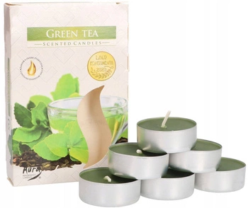 Sada ohřívačů svíček s vůní zeleného čaje - 6 ks.