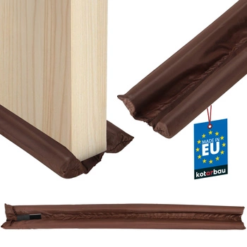 Těsnění z pěny pod dveře odhlučňující 30 mm 95 cm hnědé