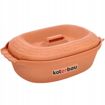 Římský hrnec oválná hliněná forma 5l