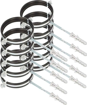 Trubková svorka 4" rukojeť gumové těsnění - 10 ks.