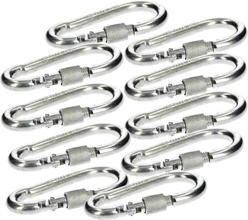 Karabina otočná 90 háček na lano - 10 ks.