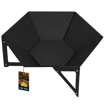 Šestihranný ocelový zahradní krb 64x56 cm