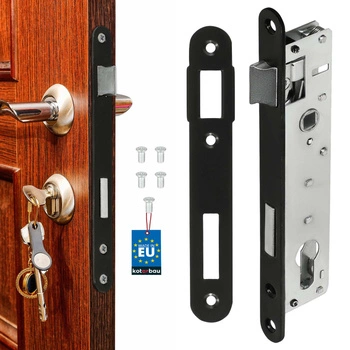Zámek zapuštěný úzký do dveří levý pravý vnější vnitřní 90/22