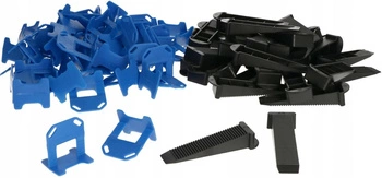 Nivelační systém 50 klipů 50 klínů sada 1 ks.