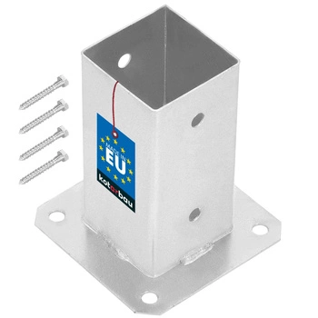 Pilotní základna base brushed anchor support 70x70 kotarbau stříbro