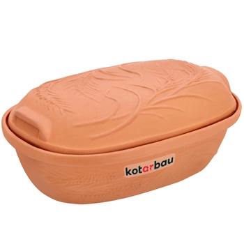 Římský hrnec oválná hliněná forma 4,5l