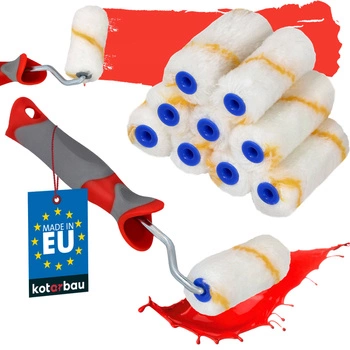 Váleček na barvu se zlatou nití 7 cm náhradní - 10 ks.