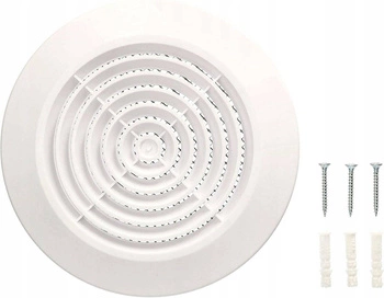 Stropní větrací mřížka s přírubou 100 mm