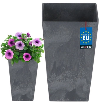 Hrnec 125x125x200 mm bez překrytí betonové konstrukce kotarbau černá