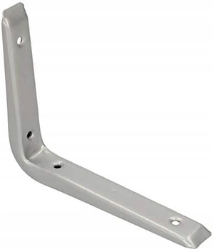 Úhelník držák regálový pod poličku 120x150 mm - Barva stříbrná