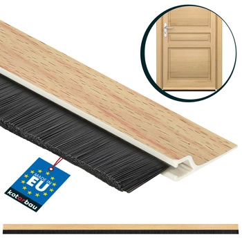 Těsnicí lišta na dveře s těsněním dub 1 m