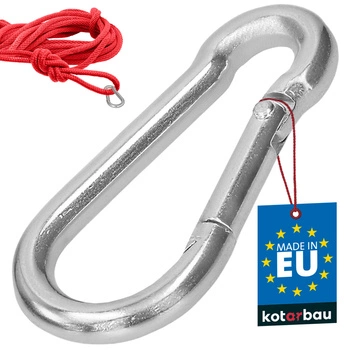 Hasičský karabina pro houpačky lana sítě kovová 60 mm