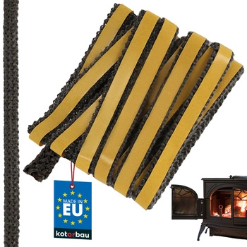 Samolepicí páska na těsnění krbu a kamen 14x3 mm 2,5 m