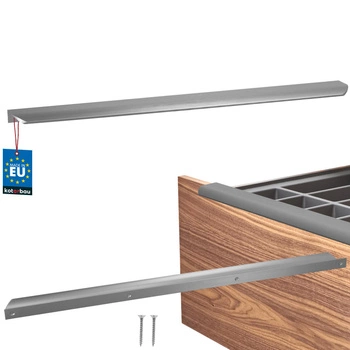 Uchyt nábytkový hliníkový stříbrný 540/560 mm