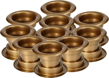 Těsnění pro dveře větrací trubka - 10 ks - Barva staré zlato