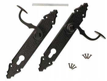 Kovaná klika brány 90 pro vložku