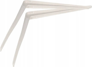 Koutová podložka podpěra 45x40 cm 2 ks - Barva bílá