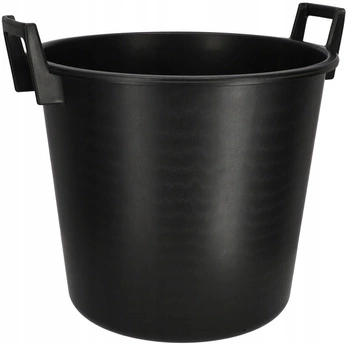 Zahradní kontejner stavební koš černý 40 l tráva kotarbau