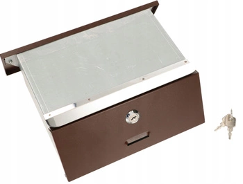 Poštovní schránka pro zabudování do zdi - Barva černá