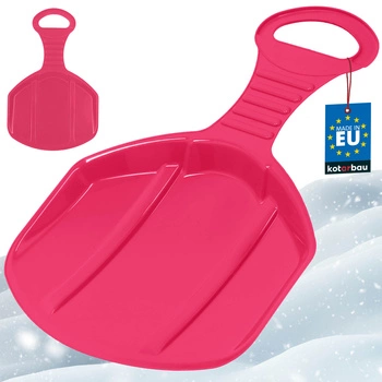 Jablíčko kluzák růžový na sjíždění po sněhu