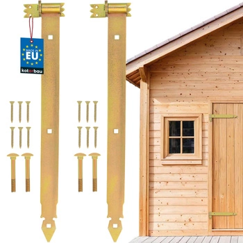 Závěs na opasek ozdobný zlatý 600 mm sada 2 ks.