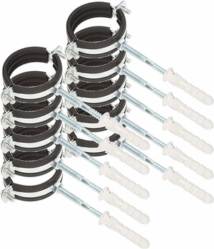 Trubková svorka 2" rukojeť gumové těsnění - 10 ks.