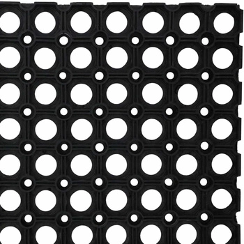 Ažurová gumová vstupní rohož 100 cm černá