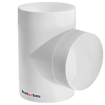 Spojka tee pro větrací potrubí kulatá 100