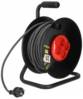 Naviják prodlužovacího kabelu 3x1,5 konstrukce z/u 35m kotarbau