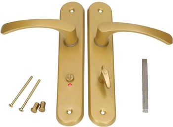 Klika dveří biscuit 90 gold wc