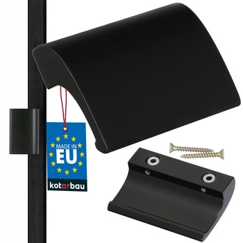 Držák balkonový na dveře okno - Barva černá