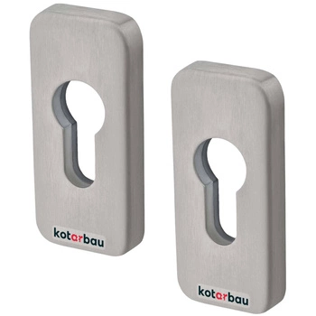 Sada horní vložka kliky dveří inox 2 ks.