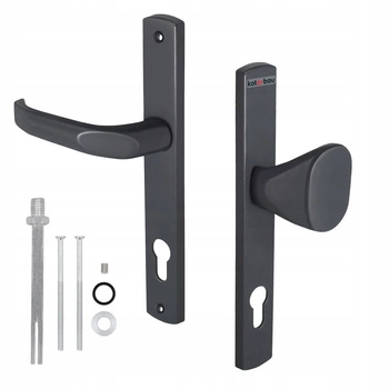 Klika dveří pro vložku 92 s dlouhou hřídelí